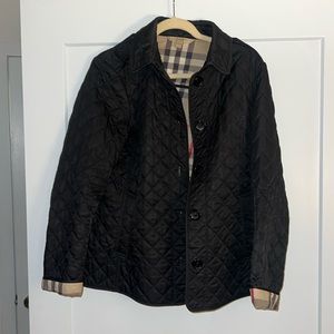 Burberry Brit quilted shell jacket in black